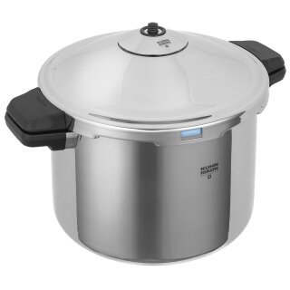 Kuhn Rikon Schnellkochtopf Duromatic INOX Hotel 12,0 L/Ø 28 cm - mit Kochbuch!