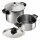 Kuhn Rikon Schnellkochtopf Duromatic Inox Set 6,0 L + 2,5 L/Ø 24 cm-mit Kochbuch